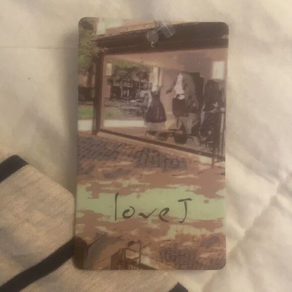 NWT Love J Striped Tee Shirt Tunic Too size Large - Picture 8 of 9